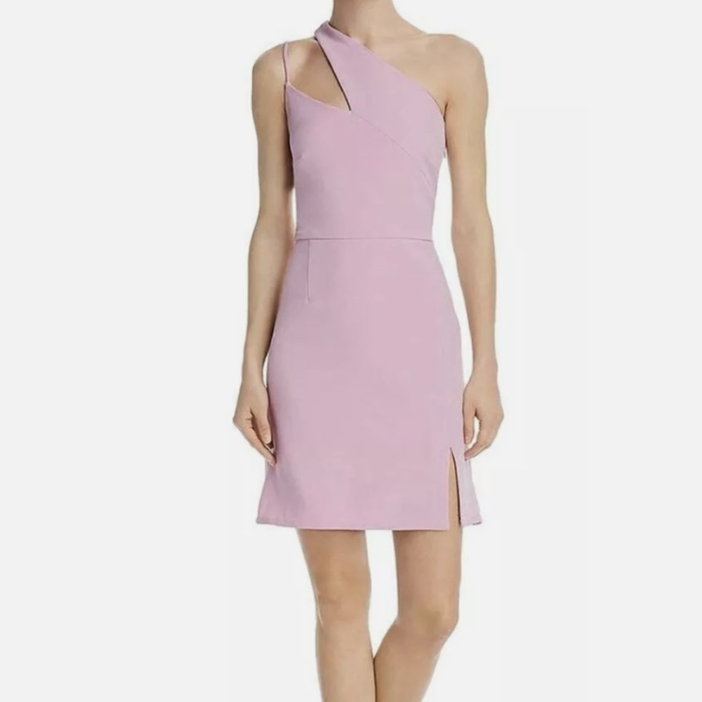 Laundry Shelli Segal 10 Lilac Off Shoulder Dress